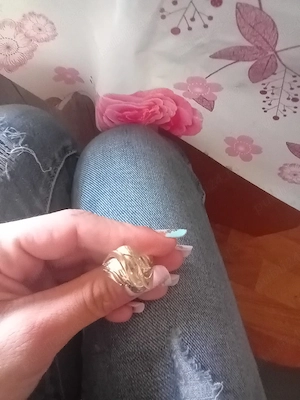 inel de vanzare 14 k de dama 550 de lei g - imagine 3