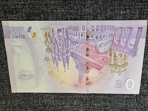 Bancnota 0 Euro Souvenir - Hundertwasserhaus Wien - Ediție Colecție - imagine 2