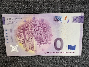 Bancnota 0 Euro Souvenir - Hundertwasserhaus Wien - Ediție Colecție