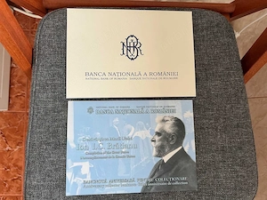 Bancnota Aniversara 100 Lei 2019 Ion I.C. Brătianu Pliant Original BNR - imagine 2