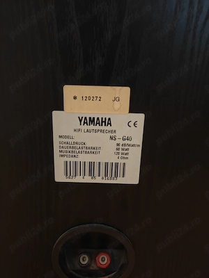 Boxe de podea Hi-Fi Yamaha NS-G 40 Mk1   Sunet de calitate - imagine 3