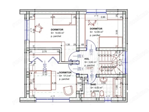 Casă unifamilială modernă, garaj, 400 mp teren, Chinteni!  - imagine 18