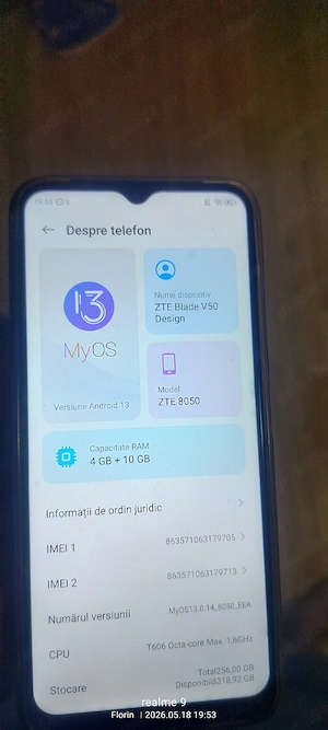 ZTE Blade V50 Design
