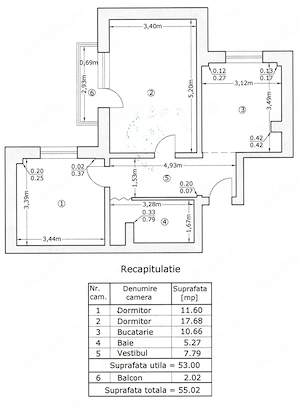 Apartament 2 camere   Șos. Iancului | 55 mp | decomandat | mobilat | aproape de metrou - imagine 10