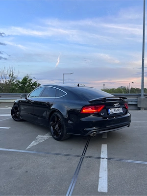 Audi A7 2014 3.0 BiTDI 313 CP Quattro S-line 158.952 km Tiptronic diferențial sport activ spate - imagine 3