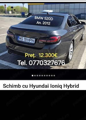 Schimb cu Hyundai Ioniq Hybrid 
