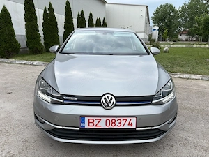 VW Golf 7, 2018, 1.5 TSI EVO, DSG Distronic Navi Parctronic Padele Vopsea Originala, Km Reali - imagine 2