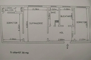 vand apartament in Deva zona 0 fosta politie