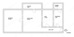 Apartament de vanzare 2 camere balcon etaj 2 in Avrig zona Sticla - imagine 3