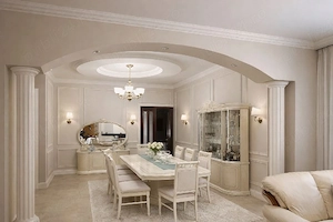 Set mobilier italian Greta +masă și 8 scaune 