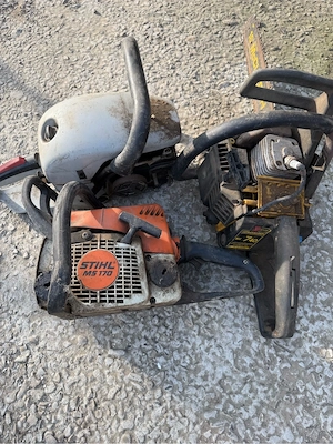 Drujba Stihl ms170 cu una mcculloch mac740 plus micu padurar