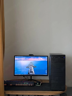 PC Complet + Monitor   Intel i3-9100F   GTX 1050 Ti   240GB SSD + 1TB HDD