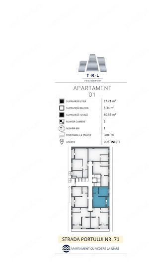 Vând apartament 2 camere prina linie, costinesti. vedere la mare,langa epava! 9% tva inclus!nu rata! - imagine 2