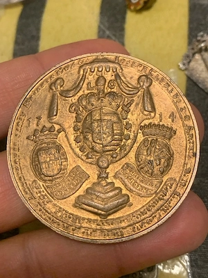 Medalie Belgia reconstructia primariei