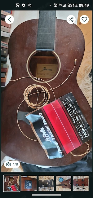 Bass Ibanez AVNB1FE - Compact Acoustic Electric (Fretless)