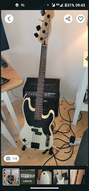 Bass Squier Precision Mike Dirnt
