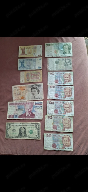 Bancnote vechi străine