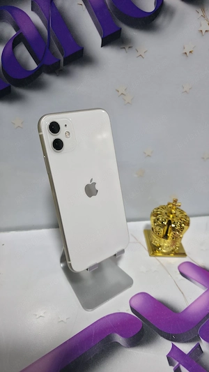 iPhone 11 White 128GB Baterie Originală:85%.Pre  fix! - imagine 2