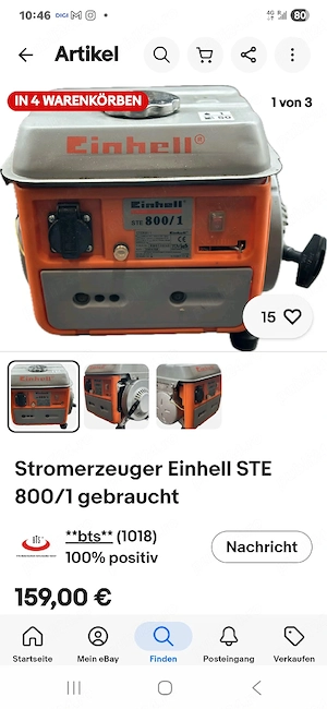 EINHELL-generator de curent