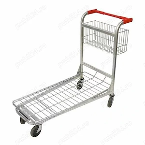 Carucioare si Cosuri Supermarket NOI 120L   150L   Platforma 350kg   Cosuri Metalice - imagine 3