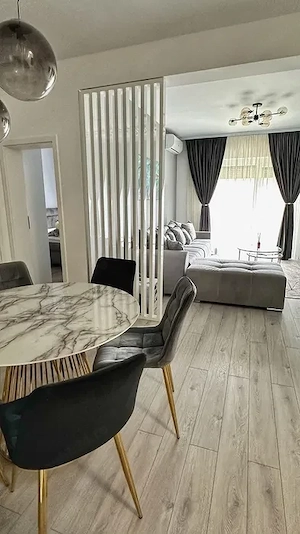 Apartament cu 2 camere bloc nou Aradului amenajat LUX mobilat si utilat parcare cu C.F