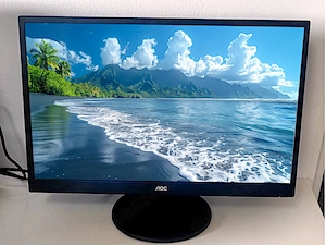 Sistem complet PC AMD Ryzen 3 cu SSD, DDR4 8GB, Wi-Fi 1200Mbs, Monitor 24  cu Garantie si Factura - imagine 2