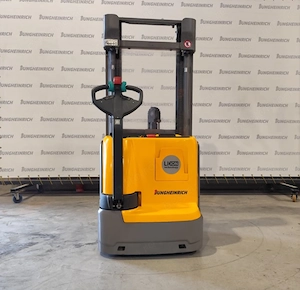 Transpalet electric cu catarg Jungheinrich EJC 112 Li-ion, capacitate 1200 kg - imagine 3