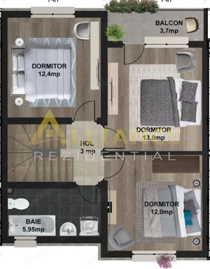 Vila cu 4camere  2bai Gata de mutare Popesti Leordeni zona noua - imagine 12