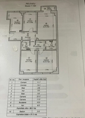 COMISION 0% | 4 Camere | 88 mp utili | Zona Complex - Lunei | 2 Bai. - imagine 15