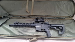 Set Airsoft complet,replica AR15 Freya Skeleton 13