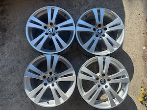 Jante VW SKODA seat 5x112 R17 originale,senzori - imagine 2