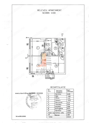 Apartament 3 camere, etajul 2 4, zona Foisorul de foc - imagine 8