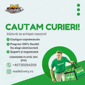 Cautam Curieri in toata tara- MA Delivery Fleet SRL