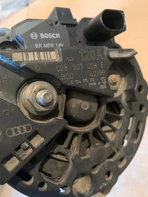 Alternator audi a4 b8 caga cagc cagb 2.0 caha cjca