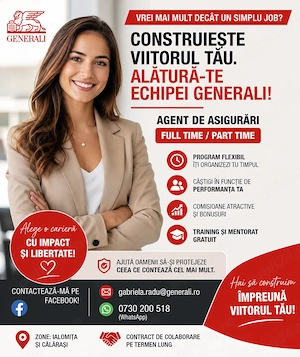 Agent de Asigurari Full Time Part Time
