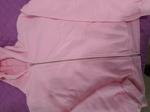 SKYLRK ZIP HOODIE două culori, roz și verde, mărimea L