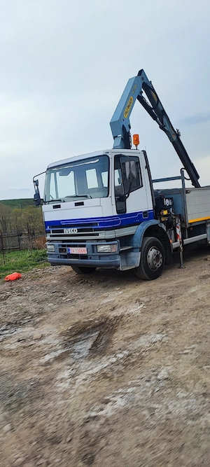 vand camion iveco eurocargo 150e18 cu macara - imagine 2