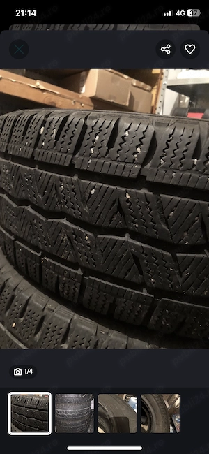 Vând 4 anvelope Hankook 215/65/16C
