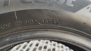 Set 4 anvelope de iarna hankook 185/65/R15 dot 2024 foarte putin  - imagine 2