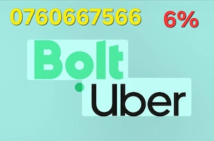 Flota UBER BOLT Comision 6% +100 lei 