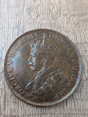 1 PENNY Australia 1925 *RARITATE*