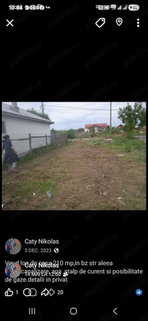 Vând loc de casa în buzau