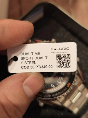 Ceas FREDRIC  sport dual time