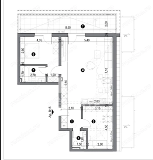 Apartament 3 camere, bloc cu lift, 77mp, zona Freidorf din Timisoara - imagine 6