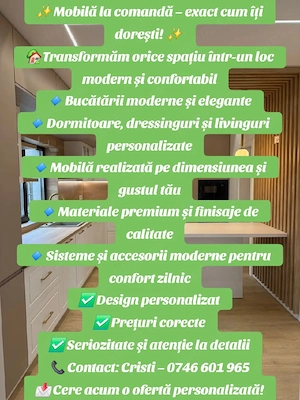   Bucătării și mobilă la comandă   CrisMob 