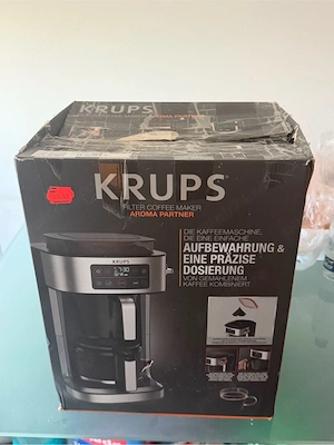 Aparat de Cafea Krups Aroma Filter Partner made in germay ca nou folosit de câteva ori cu touch scre