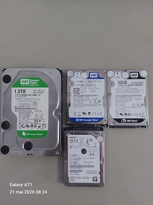 Vand 4 buc HDD 500GB 1TB