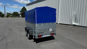 Remorca Noua 750kg ~ 2 Axe ~ Complet Echipata - imagine 3
