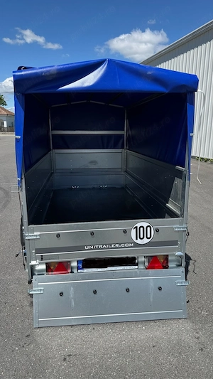 Remorca Noua 750kg ~ 2 Axe ~ Complet Echipata - imagine 4