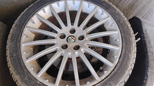 set 4 jante aliaj R17 pentru fiat tipo, fiat doblo, distanta prezoane 5x98